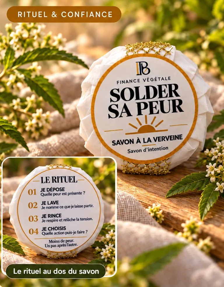Solder sa peur — Savon rituel à la verveine citronnée